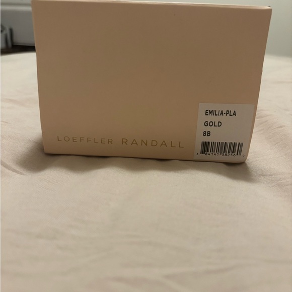 Loeffler Randall Gold Emilia Gold Pleated Bow Heel - Picture 6 of 6